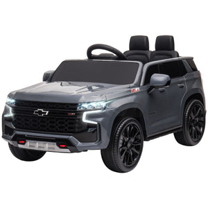 English Elm Aosom Licensed Chevrolet Tahoe 12v Kids Electric Ride on Suv with Remote Control W2225P200547