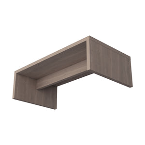 English Elm Monitor Stand Kent White Oak – Ergonomic Desk Riser 19"W Compact Storage Shelf for Better Posture B092P228568