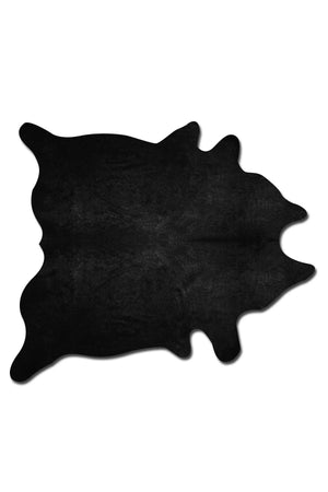 Homeroots 72" X 84" Black Cowhide - Rug Brown,Natural Cowhide 293167
