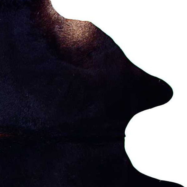 Homeroots 6' X 7' Black And White Cowhide Area Rug Black And White Cowhide 293179