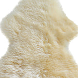 Homeroots 2' X 3' Gold Sheepskin Non Skid Area Rug Gold Genuine Sheepskin 293182