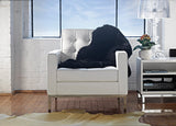 Homeroots 2' X 3' Black Shag Sheepskin Area Rug Black Genuine Sheepskin 293184