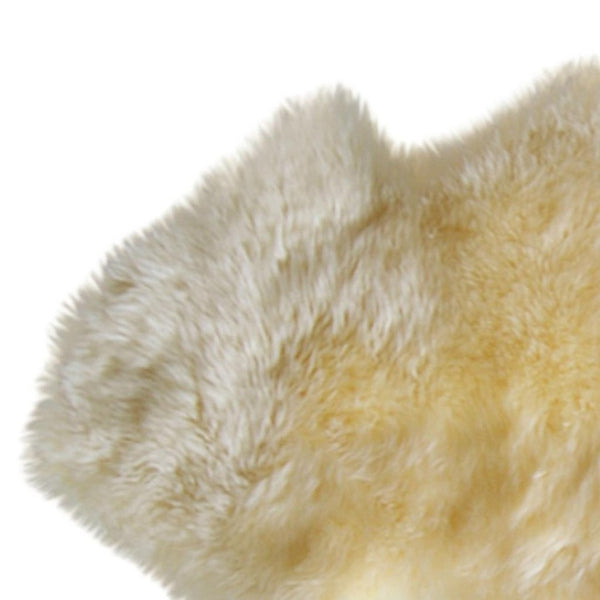 HomeRoots 6' Genuine Sheepskin Shag Area Rug with Modern Animal Print - Luxurious Comfort for Any Space Gradient Grey 293191