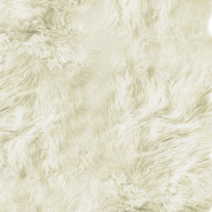 Homeroots 6' X 6' Natural Sheepskin Non Skid Area Rug  Genuine Sheepskin 293197