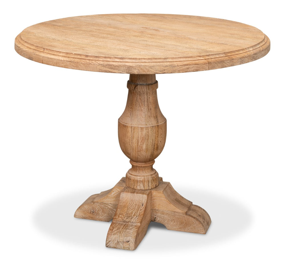Sarreid Dinner With Friends Dining Table In Sedona Finish - Elegant Mango Wood For Stylish Gatherings Beige  29343