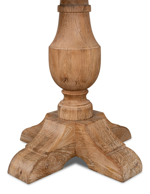 Sarreid Dinner With Friends Dining Table In Sedona Finish - Elegant Mango Wood For Stylish Gatherings Beige  29343