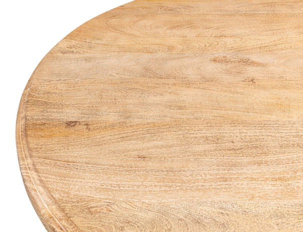 Sarreid Dinner With Friends Dining Table In Sedona Finish - Elegant Mango Wood For Stylish Gatherings Beige  29343