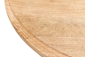 Sarreid Dinner With Friends Dining Table In Sedona Finish - Elegant Mango Wood For Stylish Gatherings Beige  29343