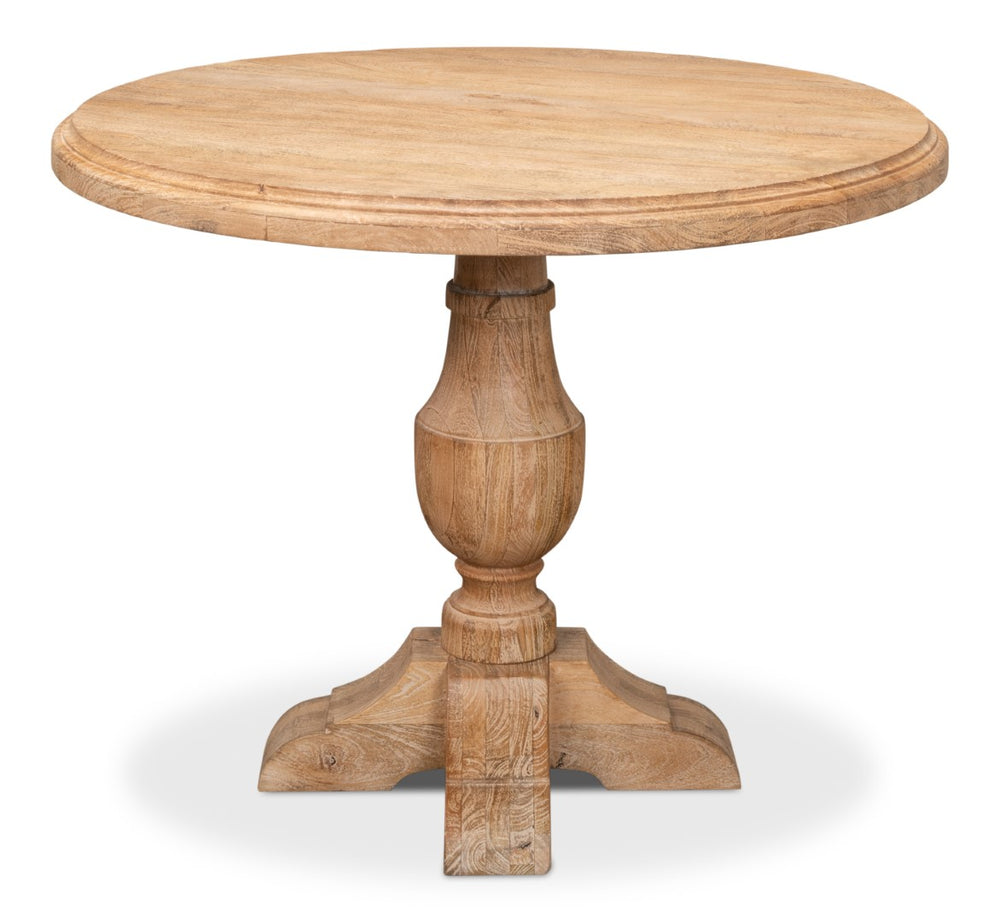 Sarreid Dinner With Friends Dining Table In Sedona Finish - Elegant Mango Wood For Stylish Gatherings Beige  29343