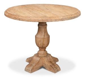 Sarreid Dinner With Friends Dining Table In Sedona Finish - Elegant Mango Wood For Stylish Gatherings Beige  29343