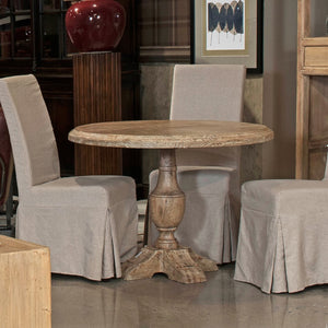 Sarreid Dinner With Friends Dining Table In Sedona Finish - Elegant Mango Wood For Stylish Gatherings Beige  29343