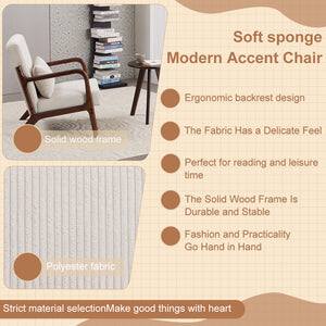 English Elm Mid-Century Modern Accent Chair & Coffee Table Set - Vintage Luxury For Stylish Living Spaces! W2989P362830