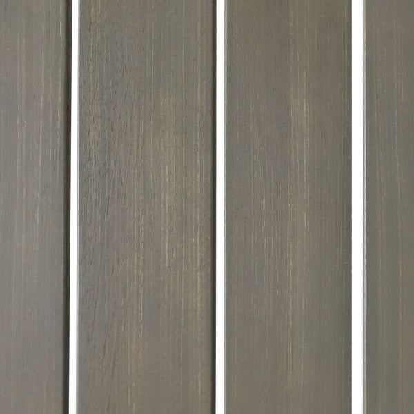 English Elm Christopher Knight Home® - EZRA Outdoor Acacia Bar Stool Set of 2 — Handcrafted Teak Finish Wood Tops, Sturdy Iron Frames Black+Grey 70262.00GRY