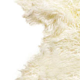 Homeroots 2' X 3' Natural New Zealand Sheepskin Wool Area Rug Natural Genuine Sheepskin 294268