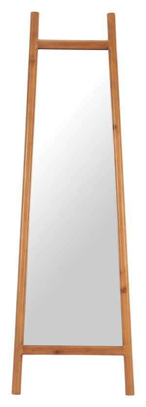 Zuo Modern Stiga Standing Mirror - Timeless Elegance With Modern Design, Perfect For Any Space And Decor Natural Fir Wood,Glass,Mdf 110313-zuo-modern
