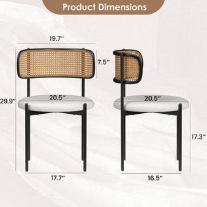 English Elm Adjustable Swivel Barstools Set of 2 Pu Leather Industrial Mid-century Kitchen Island Seating T3623P433764