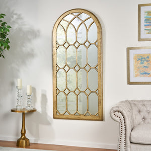 Christopher Knight Home® - Noble House - Dipietro Traditional Arched Windowpane Mirror