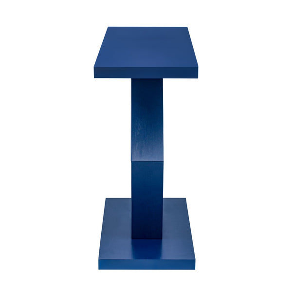 English Elm U_Style Modern Entryway Table With Sculptural Hexagon Legs & Premium Fir Veneer For Elegant Spaces N711P241272V-GIGA