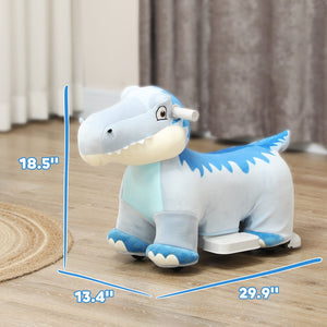 English Elm Qaba Triceratops Toddler Ride on Toy 6v Battery Powered Dinosaur Car with Music W2225P249820