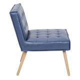 OSP Home Furnishings Amity Tufted Accent Chair Sizzle Azure