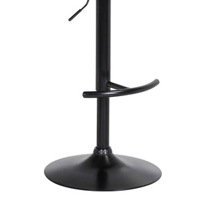English Elm Larisa Adjustable Swivel Barstool Gray Faux Leather Seat Industrial Metal Frame B2736P464844