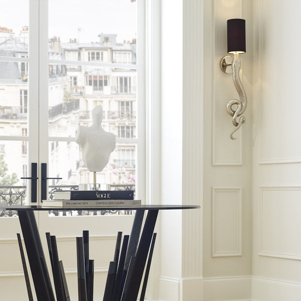 Wildwood Vogue Matte White Accent Bust By Cheryl Luckett For Wildwood — Sculptural Decorative Object, 16" H 295600