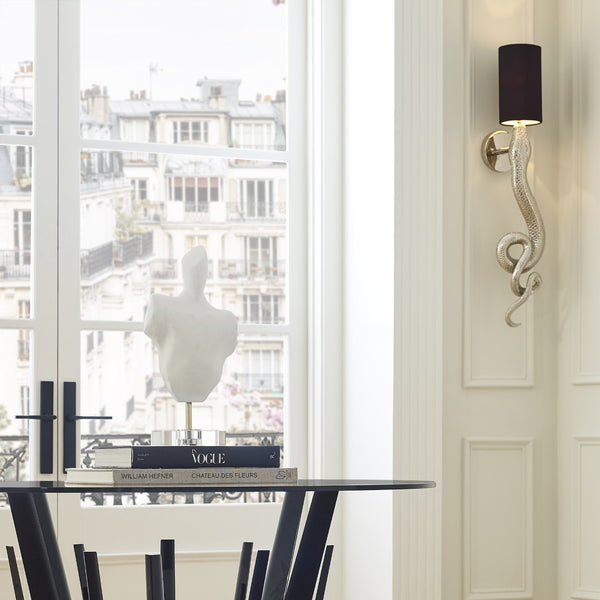 Wildwood Vogue Matte White Accent Bust By Cheryl Luckett For Wildwood — Sculptural Decorative Object, 16" H 295600