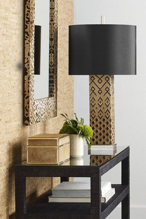 Wildwood Boxed Tan Hair-On-Hide Storage Box With Brass Trim, Felt-Lined Interior, Removable Lid, 5X12x6" Stylish Organizer 295604