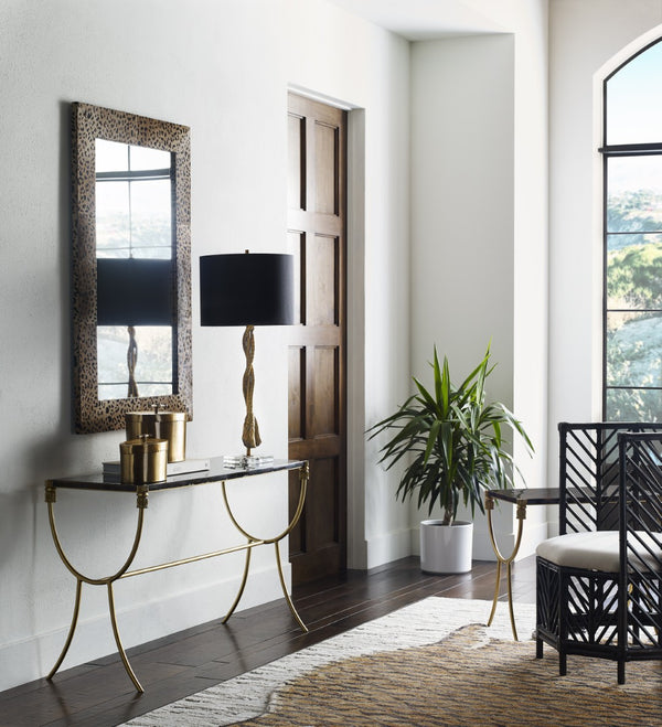 Wildwood Buttercup Brass Decorative Storage Box With Scalloped Edge, Bamboo Handle & Antique Brass Patina For Elegant Organization And Display 6.5h x 8.75w x 5d 295624