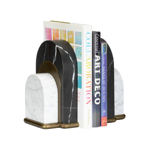 Channarock Bookends Black, White/Cream 295810 Wildwood