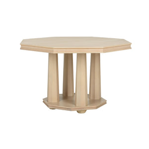 Wildwood Coley Octagonal Center Table In Rift-Cut White Oak — Sculptural, Hand-Finished Accent For Modern Homes 295814