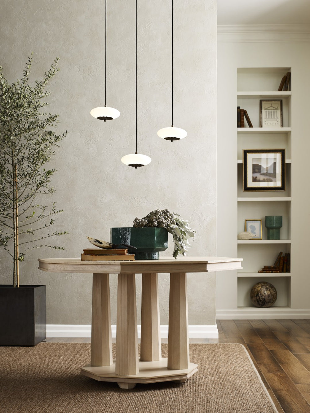 Wildwood Coley Octagonal Center Table In Rift-Cut White Oak — Sculptural, Hand-Finished Accent For Modern Homes 295814