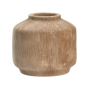 Marley Low Vase Brown 295829 Wildwood