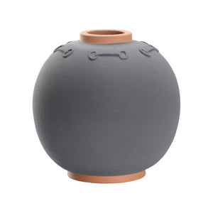 Everly Small Vase Gray, Orange 295831 Wildwood