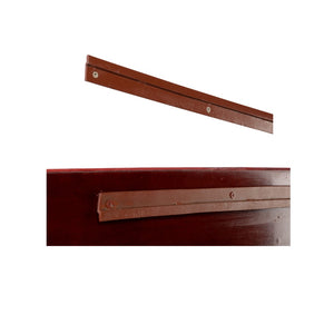 Wildwood Taurus Large Quilted Hair-On-Hide Wall Mirror 54" Square — Artisan Tan Finish, Textured Statement Piece Red 295837