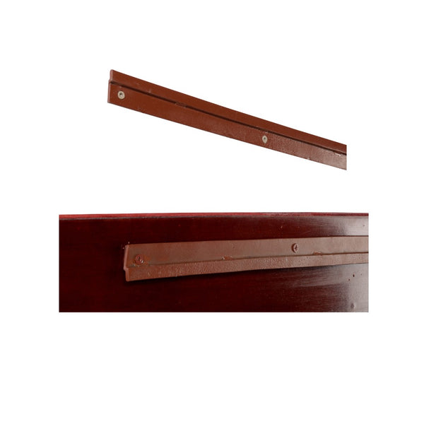 Wildwood Taurus Large Quilted Hair-On-Hide Wall Mirror 54" Square — Artisan Tan Finish, Textured Statement Piece Red 295837