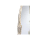 Timber Oval Mirror White/Cream 295838 Wildwood