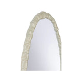 Silvey Wall Mirror White/Cream 295848-WILDWOOD Wildwood