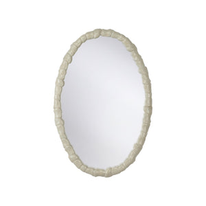 Silvey Wall Mirror White/Cream 295848-WILDWOOD Wildwood