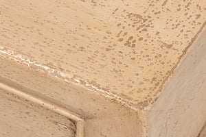 Sarreid Jeweler's Console Table - Hand-painted Pine With 5 Spacious Drawers For Elegant Storage Solutions Ivory  29721