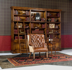 Sarreid Welsh Leather & Jute Chair - Vintage Havana Design, Eco-friendly Materials, Stylish Comfort For Any Space Brown  29731