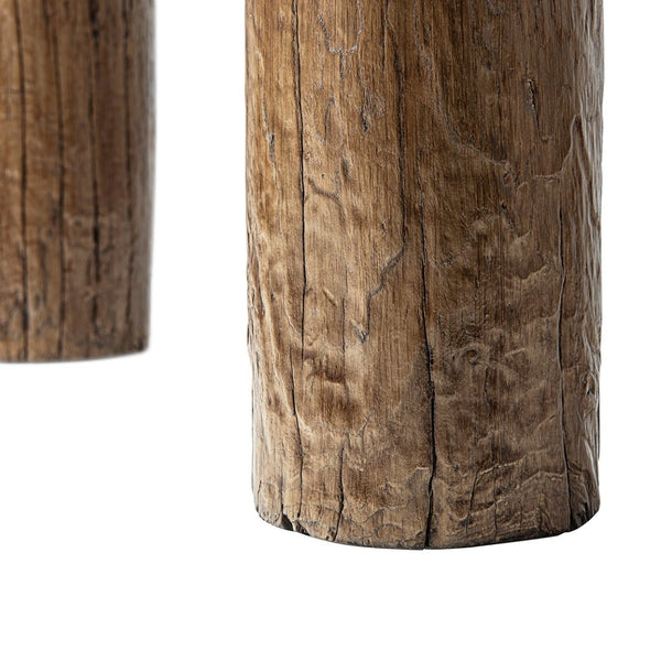 English Elm Arbor Reclaimed Elm Console Table Sculptural Pillar Legs Rustic Entryway Sofa B2719P474448