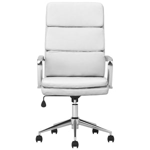 English Elm Molly Leatherette High Back Office Chair with Chrome Base and Ergonomic Arm Support B062P451989