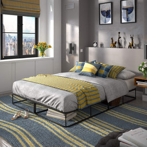 Madison Metal Platform Bed Frame Open Design for Modern Minimalist Bedrooms