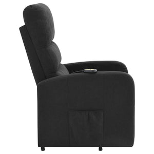 English Elm Royston Channel Back Power Lift Recliner with Remote and Pocket Coil Fabric Seat B062P440092
