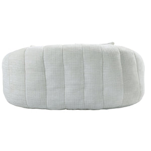 English Elm Bean Bean Bag Sofa High-Density Memory Foam Two-Seater Lounger High Back Chenille Cozy Support Beige W395P181433