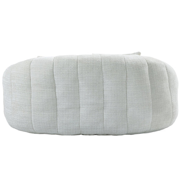 English Elm Bean Bean Bag Sofa High-Density Memory Foam Two-Seater Lounger High Back Chenille Cozy Support Beige W395P181433