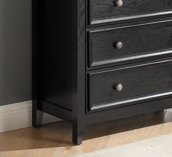 English Elm Modern 6-Drawer Dresser - Sleek Farmhouse Storage Cabinet For Bedroom & Living Room, Easy Assembly! W2275P149797