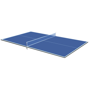 English Elm 8.5ft Regulation Ping Pong Conversion Top Foldable Mdf Surface for Game Rooms Blue W1408P401724