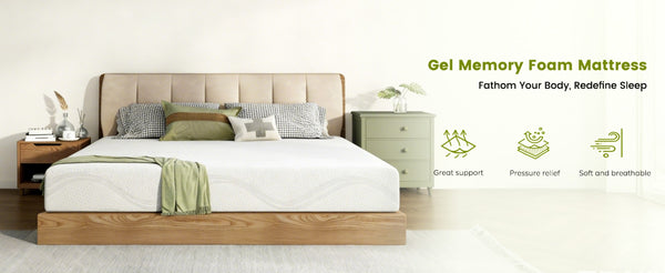 English Elm Twin 12 Inch Green Tea Gel Memory Foam Mattress Certipur Certified Cooling Support W2889P433213